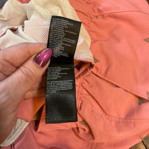 The North Face Pink Printed Pull-On Shorts Men’s Large Lightweight Activewear - Picture 8 of 10